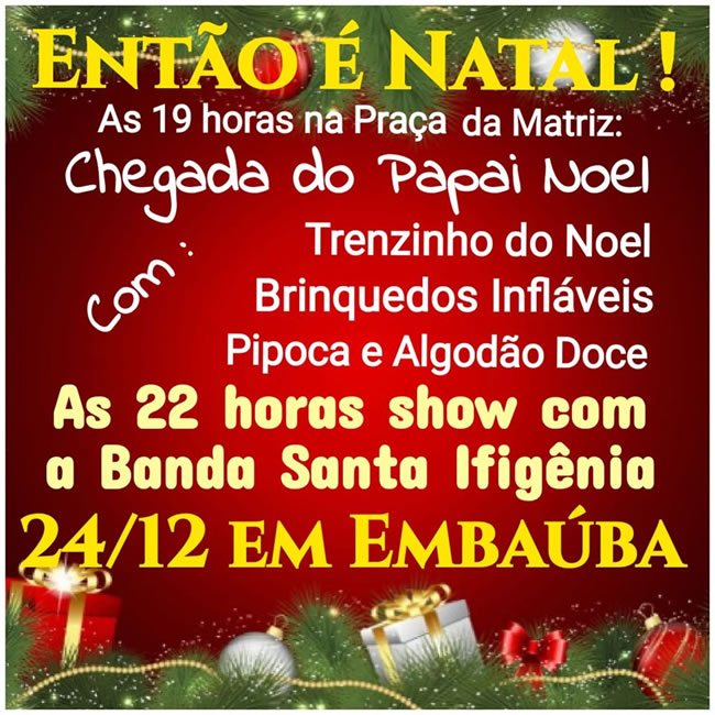 Natal em Embaúba
