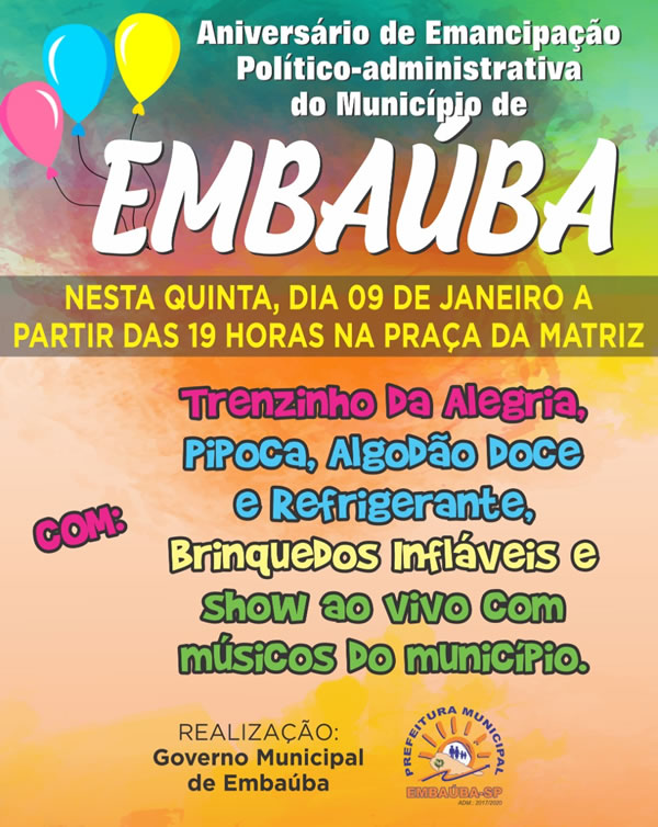 Aniversário de Embaúba
